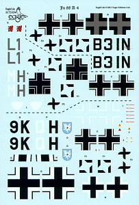 Decal 1/72 Junkers Ju-88A-4 (2) (Eagle Cal)