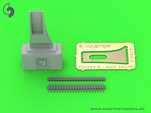 Aircraft detailing sets (brass) 1/32 Fokker E.II/E.III (Early) - ammunition feed chute with belt for LMG 08 Spandau