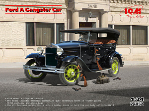 Model kit 1/24 Ford model A Gangster car 1930's (ICM)