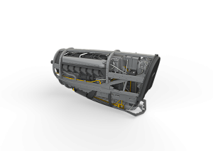 Additions (3D resin printing) 1/48 North-American P-51D-5 Mustang engine (designed to be used with Eduard kits)