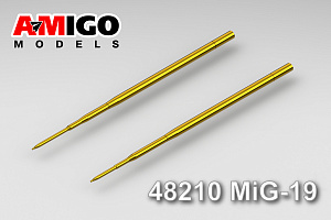 Aircraft detailing sets (brass) 1/48 Pitot tube of MiG-17 family aircraft (Amigo Models)