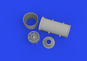 Additions (3D resin printing) 1/48 Lockheed F-104A/C Starfighter exhaust nozzle (3D-Printed) (designed to be used with Eduard and Kinetic Model kits)[F-104C]