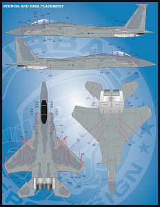 Decal 1/48 'USAFE MOD Eagles' (Furball Aero-Design)