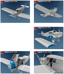 Model kit 1/48 Junkers F13 Early Production (3x camo) (MiniArt)