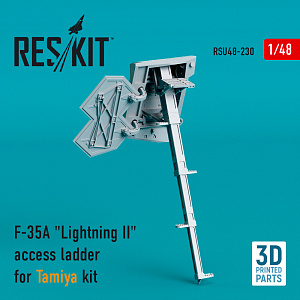 Additions (3D resin printing) 1/48 Lockheed-Martin F-35A Lightning II access ladder  (ResKit)