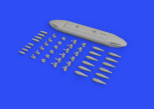 Additions (3D resin printing) 1/48 SUU-20 dispenser with BDU-33 & Mk.76 bombs 