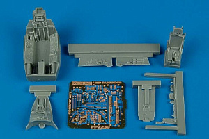 Additions (3D resin printing) 1/72 Republic F-105D Thunderchief cockpit set (designed to be used with Trumpeter kits) 