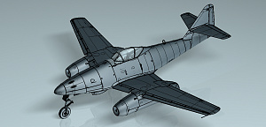Model kit 1/72 Messerschmitt Me-262A-1a "White 3" (W.Nr. 500071) (Arma Hobby)