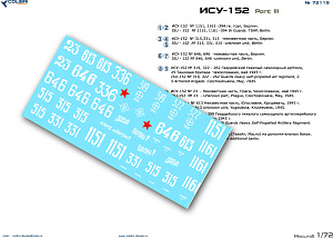 Decal 1/72 ISU-152 Part 3 (Colibri Decals)