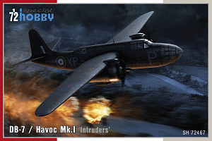 Model kit 1/72 DB-7 / Havoc Mk.I 'Intruders' (4x camo) (Special Hobby)
