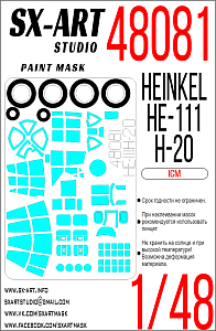 Paint Mask 1/48 He-111H-20 (ICM)