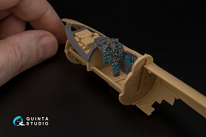 MiG-21MF (Moscow plant) 3D-Printed & coloured Interior on decal paper (RFM) (with 3D-printed resin parts)