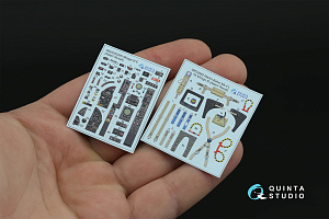 Dassault Mirage IIIE 3D-Printed & coloured Interior on decal paper (Italeri/Revell)