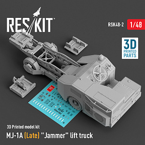 Additions (3D resin printing) 1/48 MJ-1A (Late) "Jammer" lift truck (3D-Printed model kit) (ResKit)