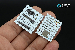 F-8E Crusader 3D-Printed & coloured Interior on decal paper (Hasegawa/Hobby 2000)