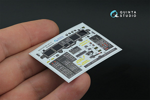 UH-1Y 3D-Printed & coloured Interior on decal paper (Academy) (Small version)