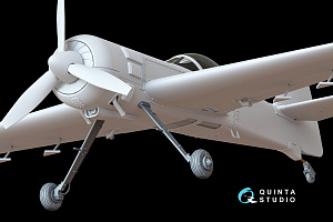 Su-31 Landing Gear & Wheels (Quinta Models)(With P/E and Fiberglass parts)