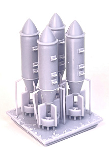 Additions (3D resin printing) 1/48 FAB-250TS bombs (4pcs) (Mazhor Models)