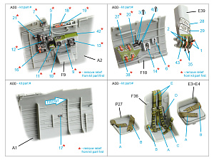 Boston III (DB-7B) 3D-Printed & coloured Interior on decal paper (HK models)