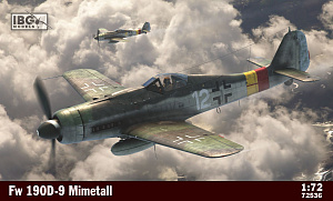 Model kit 1/72 Focke-Wulf Fw-190D-9 Mimetall (IBG Models)