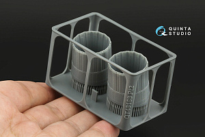 Su-30SM Exhaust Nozzles (Parking Position, Dropped) (Zvezda)