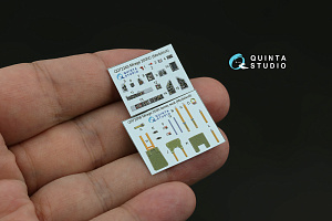 Mirage 2000C 3D-Printed & coloured Interior on decal paper (Modelsvit)