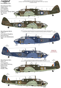 Decal 1/48 Bristol Beaufort Mk.I/IA Collection Pt1 (9)
