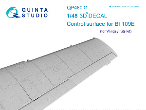 Control surface Bf 109E (for Wingsy Kits kit)