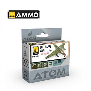 ATOM Luftwaffe WWII Late Colors 20 ml x 4 (Ammo Mig)