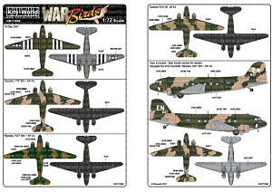 Decal 1/72 Douglas C-47/C-53D (Kits-World)