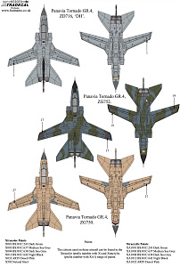 Decal 1/32 RAF Panavia Tornado GR.4 (3)(Xtradecal)