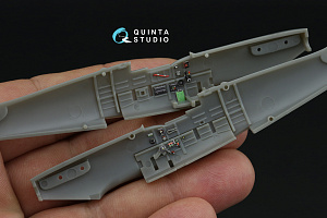 Spitfire Mk.Vc 3D-Printed & coloured Interior on decal paper (Airfix)