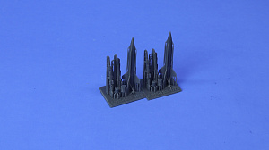 Additions (3D resin printing) 1/72 Rocket AGM-12B + lau34a - 2 pcs. set (KepModels)