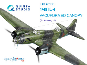 IL-4 vacuuformed clear canopy (for Xuntong  kit)