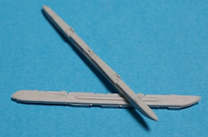 Additions (3D resin printing) 1/72 Aircraft guided missile Kh-31AD with launcher AKU-58 (Advanced Modeling) 