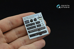 Ford GT40 Mark II '66 3D-Printed & coloured Interior on decal paper (Meng) (with 3D-printed resin and metal sticker parts)