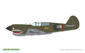 Model kit 1/48 Curtiss P-40E Warhawk (The ProfiPACK edition kit) (Eduard kits)