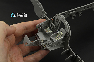 He 111H-6 3D-Printed & coloured Interior on decal paper (Border Model)