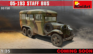 Model kit 1/35 GAZ-05-193 Staff Bus (MiniArt)