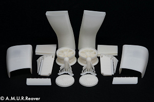 Additions 1/32 Air intakes for F-4C/D/E/EJ/G models for Tamiya (A.M.U.R.Reaver) 