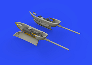 Additions (3D resin printing) 1/48 Messerschmitt Bf-109G-6 gun pods (designed to be with Tamiya kits)