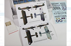 Model kit 1/48 Hawker Fury British Service (Lukgraph)