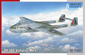 Model kit 1/72 de Havilland Vampire Mk.1 'RAF, RAAF and Armee de l'Air (Special Hobby)