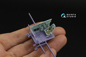 Bf 109E-3/E-4 3D-Printed & coloured Interior on decal paper (Dragon)