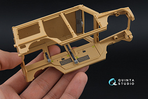 Mercedes-Benz Wolf SSA 3D-Printed & coloured Interior on decal paper (Neverland Hobby) (with 3D-printed resin parts) 