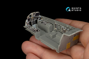 F-15C PAD-upgraded 3D-Printed & coloured Interior on decal paper with resin parts (GWH)