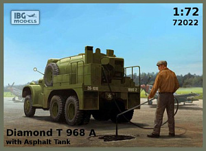 Model kit 1/72 Diamond T 968A with Asphalt Tank (IBG Models)