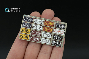 Southwestern U.S. License Plates 1950-1960 Pt.1 (All kits) (with metal base)