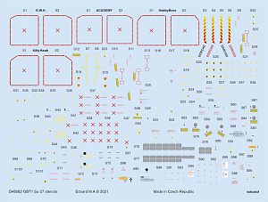 Decal 1/48 Su-27 stencils (ACAD/HOBBYB/GWH)