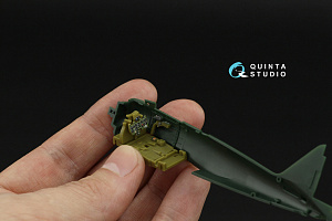 A6M5 Zero (Nakajima Prod.) 3D-Printed & coloured Interior on decal paper (Fine molds)